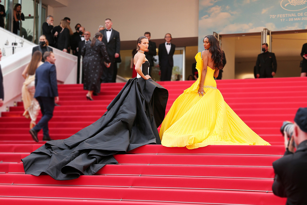 Jasmine Tookes and Josephine Skriver in Tony Ward — Cannes 2022